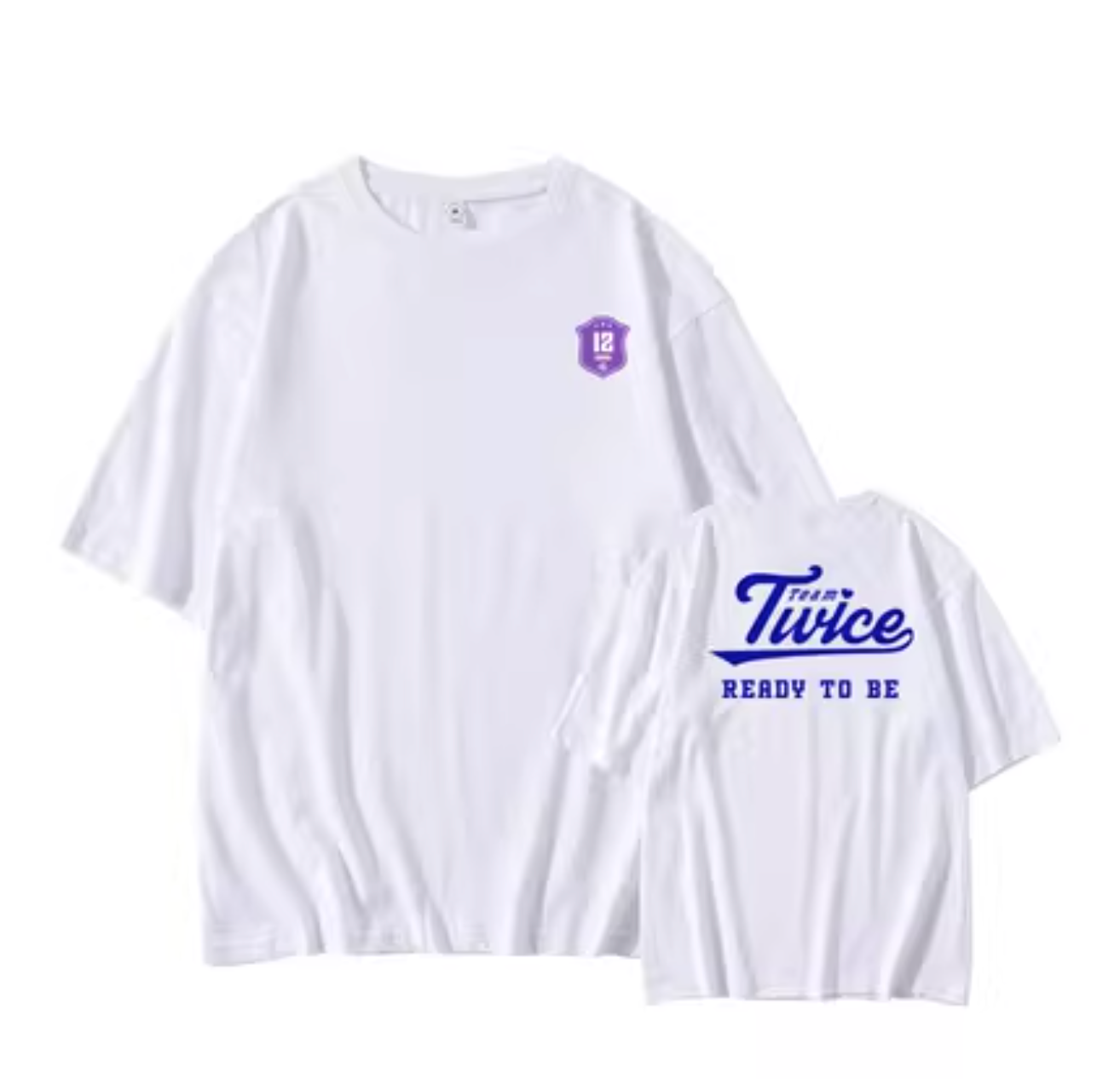 Twice 5th World Tour Ready To Be Concert White T-Shirt