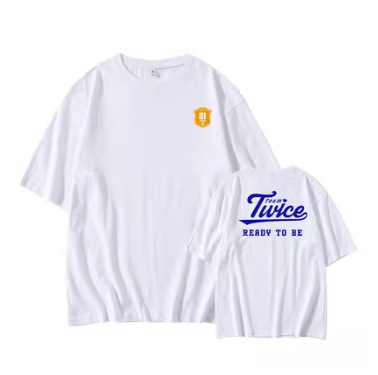 Twice 5th World Tour Ready To Be Concert White T-Shirt