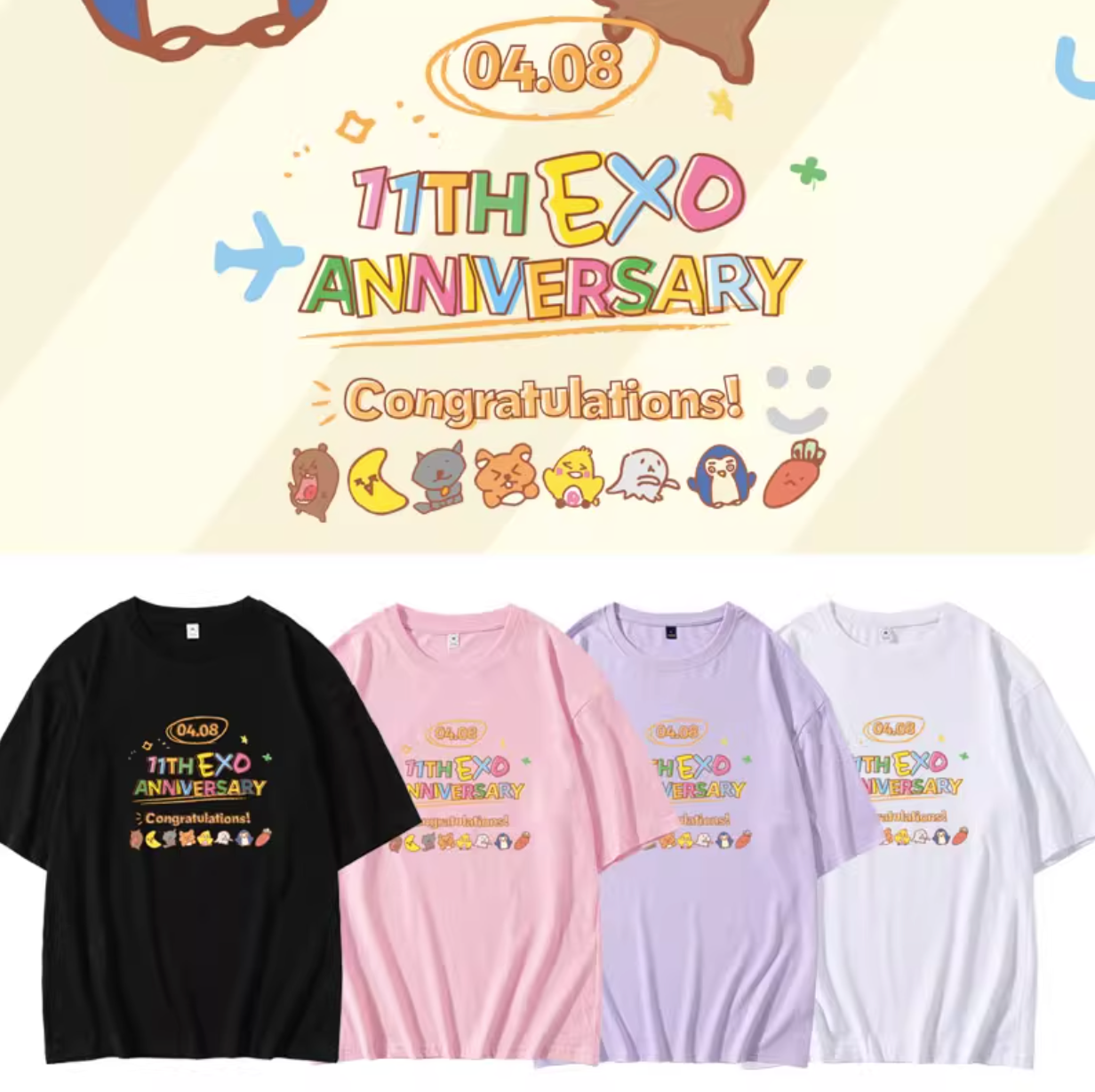 EXO 11th Anniversary T-Shirt