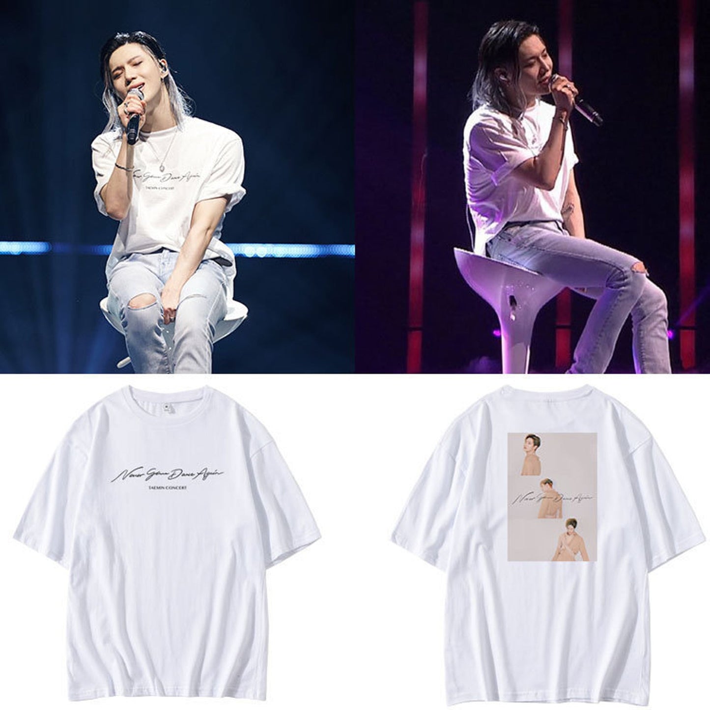 Lee Taemin Never Gonna Dance Again Concert T-Shirt